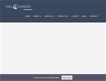 Tablet Screenshot of hillcannon.com